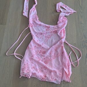 Pepper mayo beaded mini dress